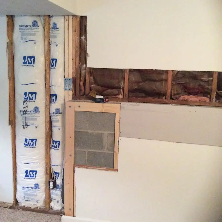 Wall insulation replacement during Odor Removal & Deodorization in Rantoul